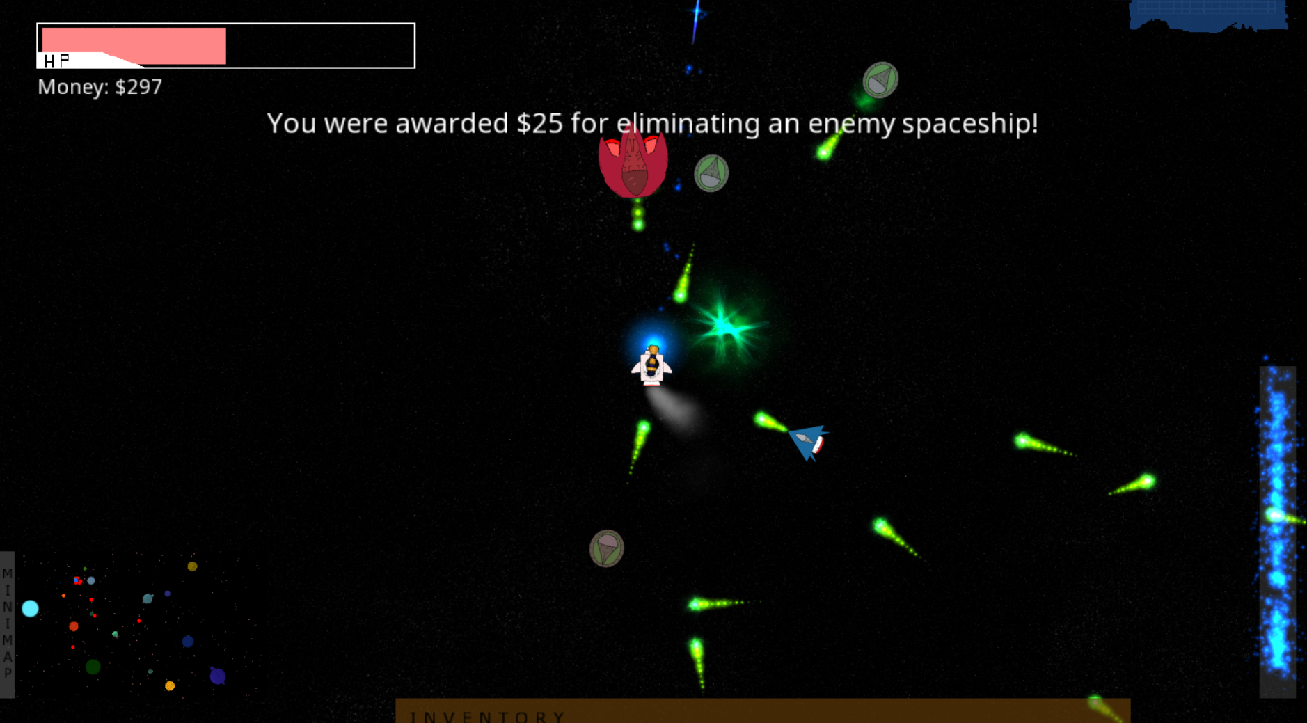 Intense Space Fight Screenshot